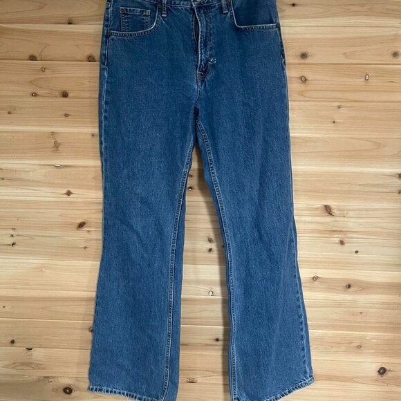 90 S Bootcut Bdg Blue Jeans - Picture 1 of 5